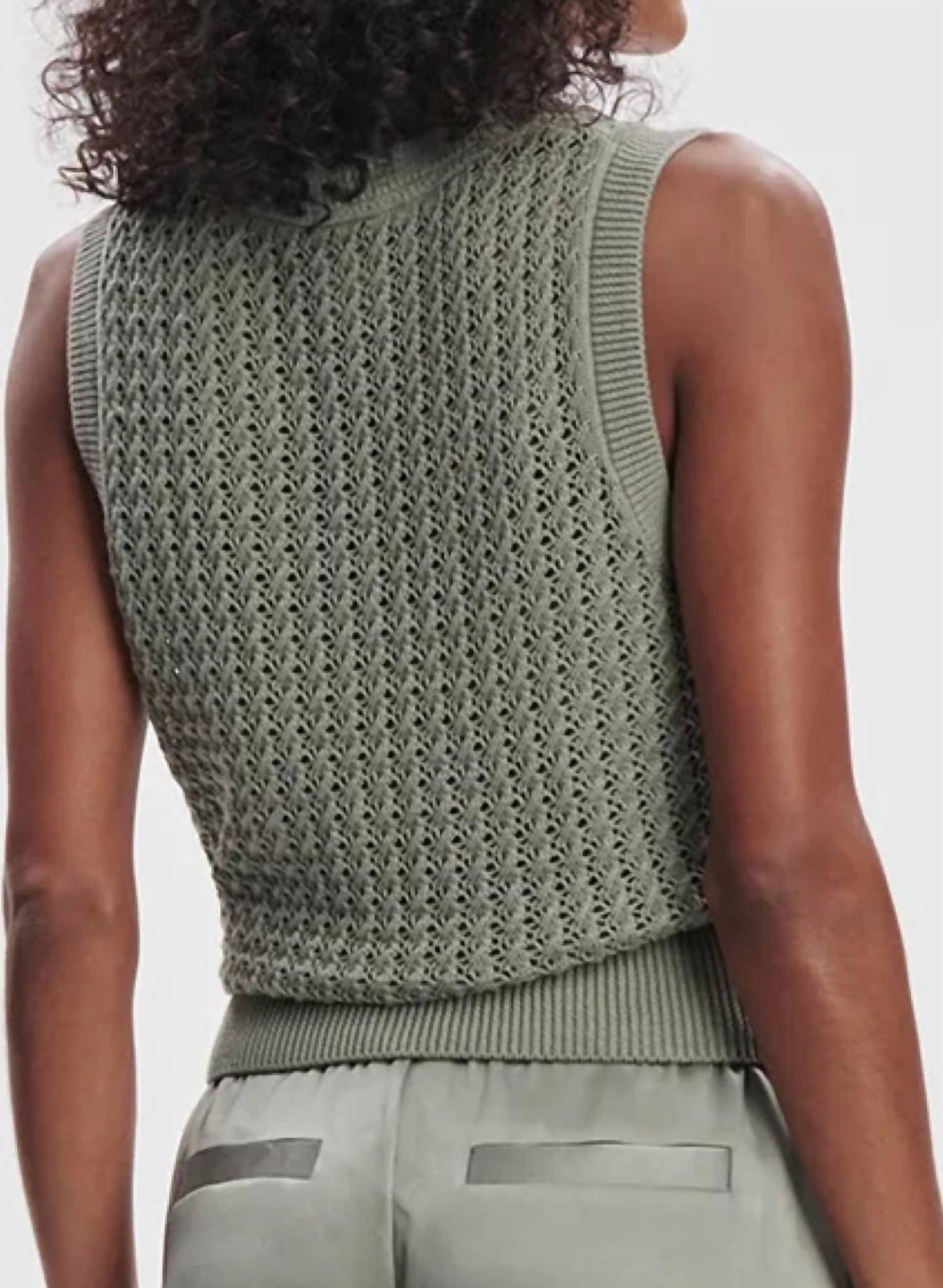 Varley - Ferns Open Knit Tank Top