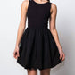 Steve Madden - Palermo Mixed Media Bubble Hem Sleeveless Dress
