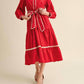 Jodifl - Peppermint Kiss Long Sleeve Dress