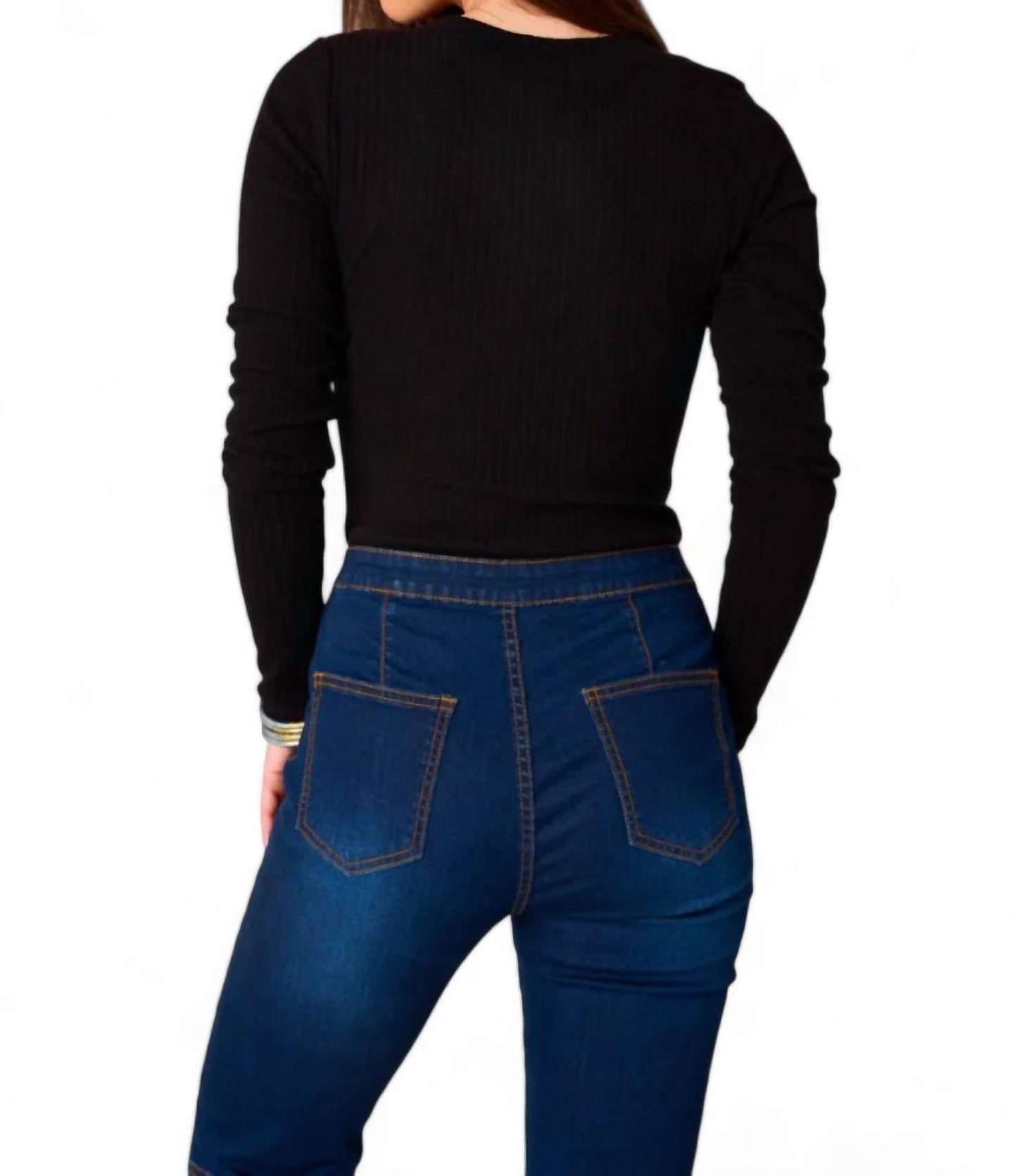 Buddylove - HOLLY LONG SLEEVE BUTTON UP BODYSUIT