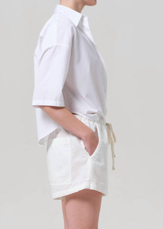 Citizens Of Humanity - Frances Cropped Cape Button Up Shirt
