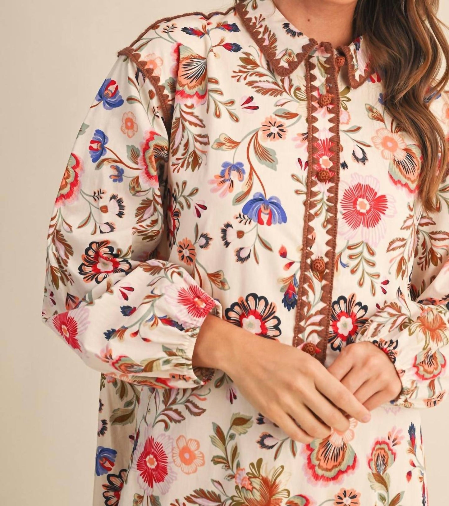 &Merci - Blanket Stitch Dress