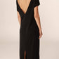 Grace & Mila - V-neckline At The Back Maxi Dress