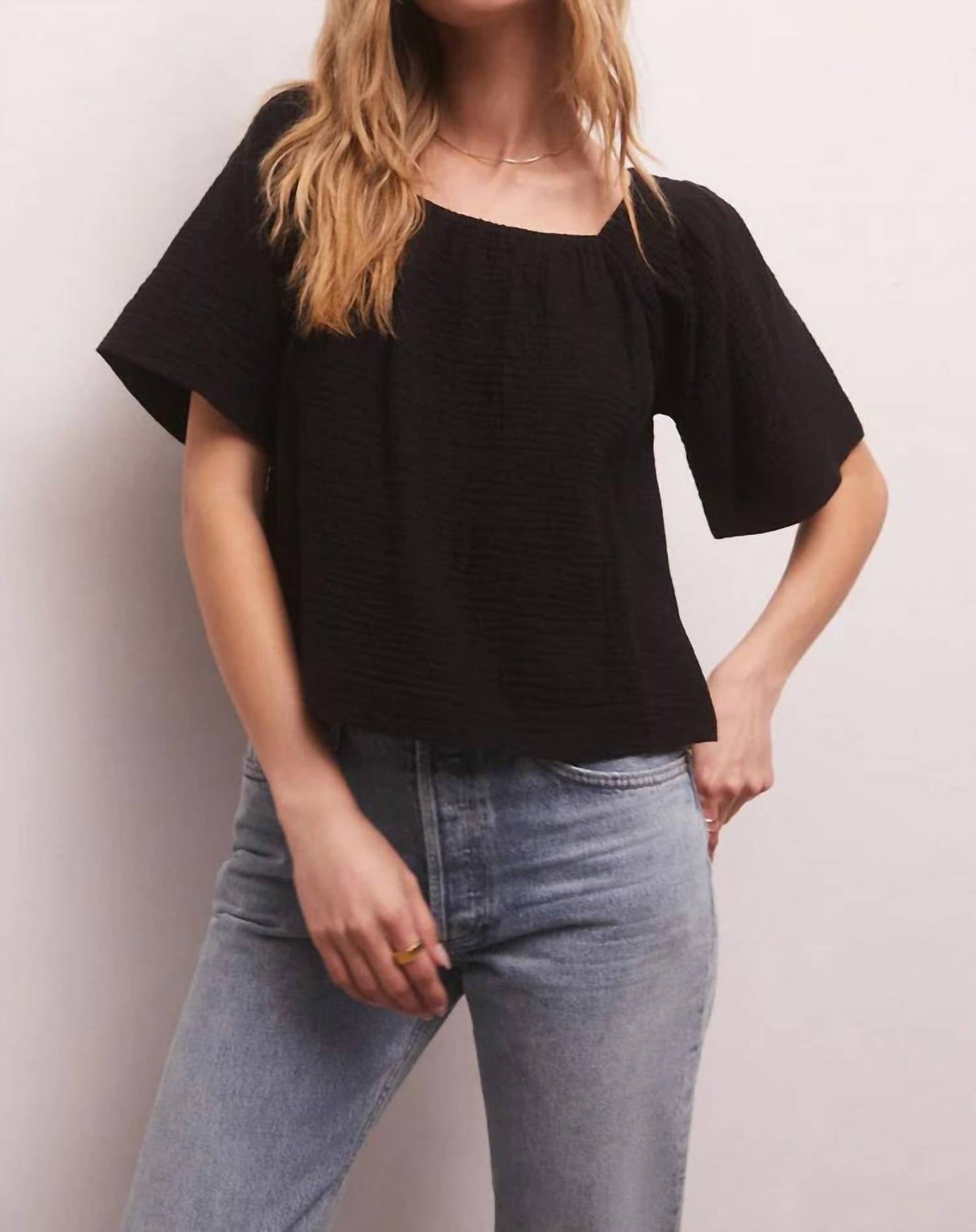 Z Supply - NO RULES GAUZE TOP