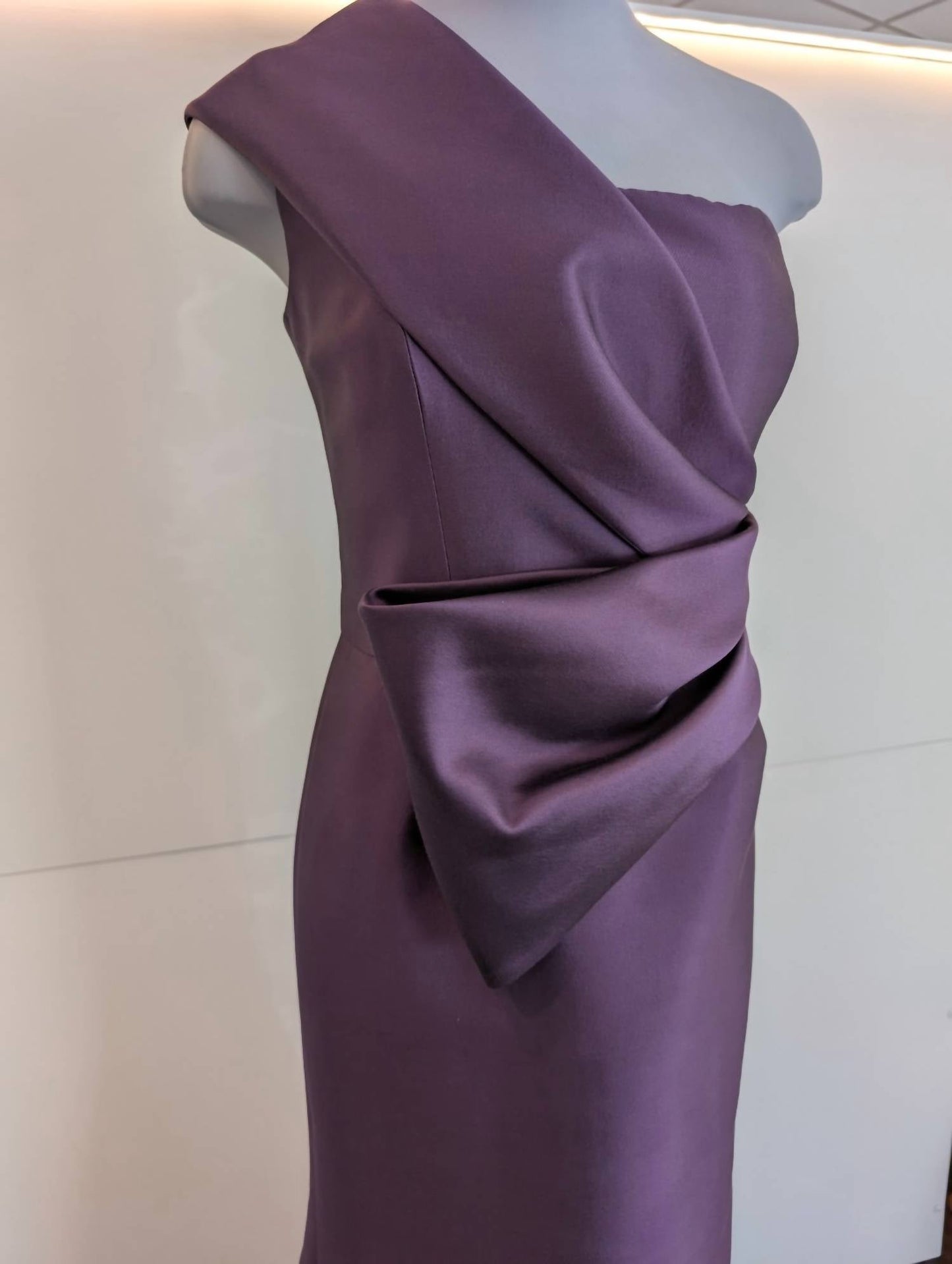 Frascara - One Shoulder Fitted Mother Of The Bride Gown
