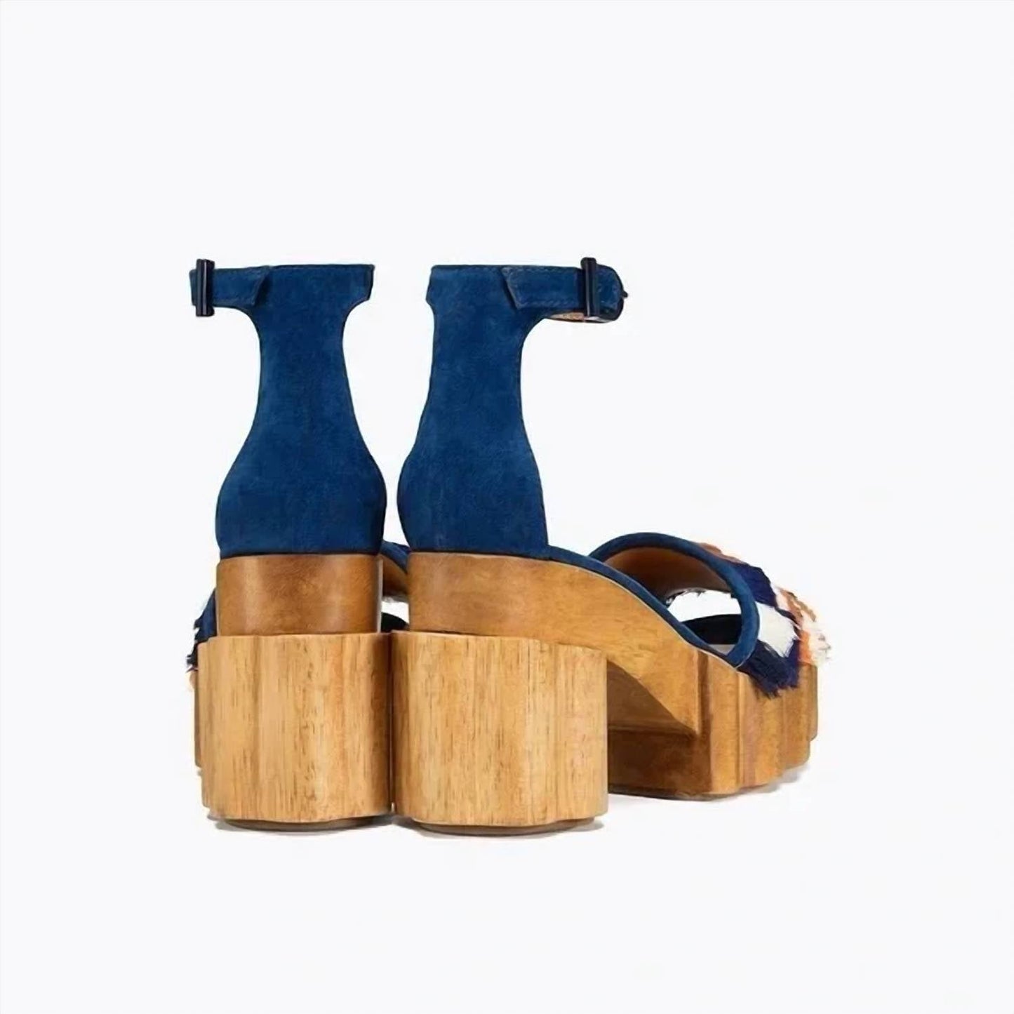 Tory Burch - Alma Platform Wooden Block Heels