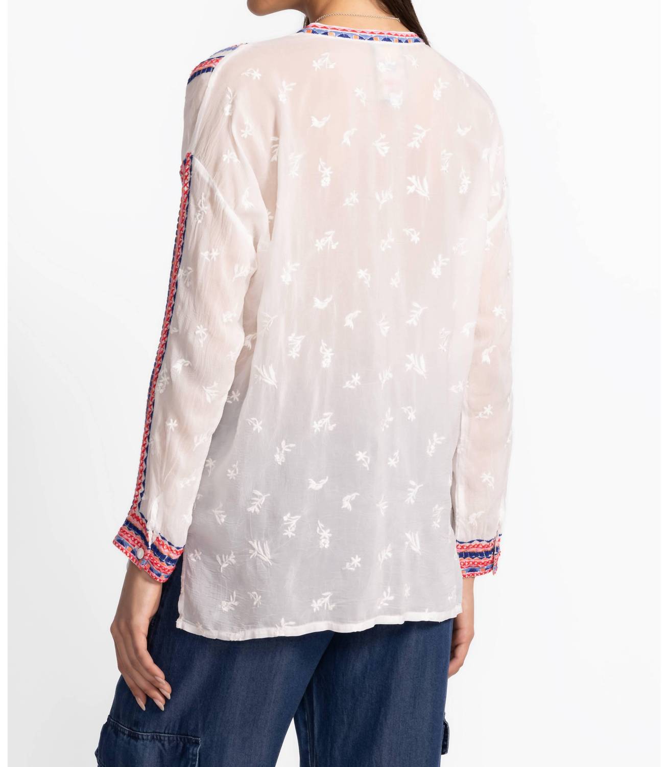 Johnny Was - Audrey Mandarin Collar Shirt
