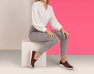 Aetrex - Women's Kenzie Orthopedic Slip-on Comfort Sneakers