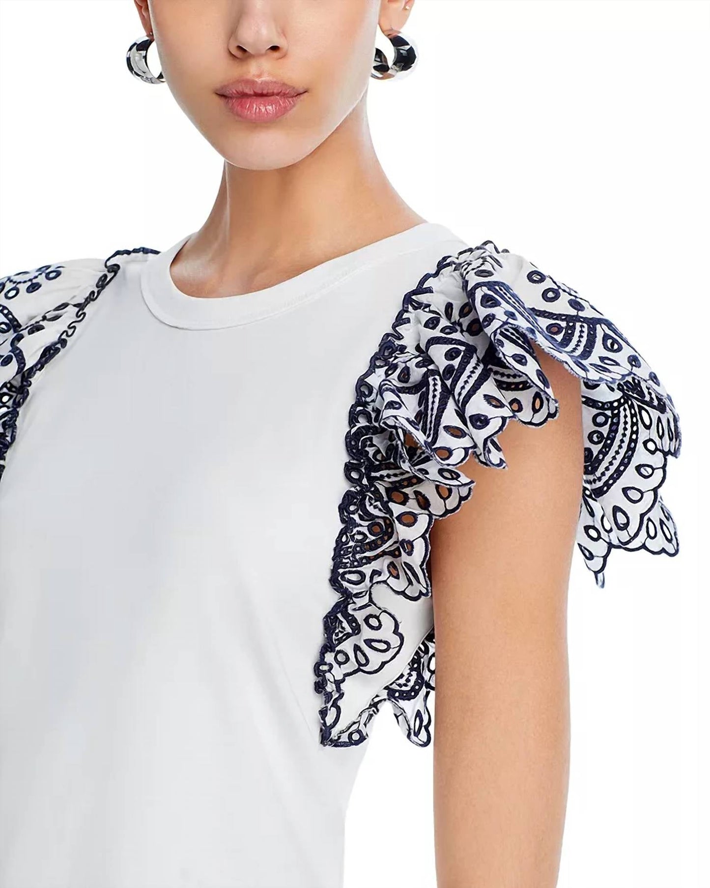 Veronica Beard - Julianka Flutter Sleeve Top