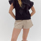 Entro - Ruffled Ribbon Top