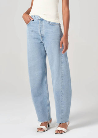 Agolde - Luna High Rise Pieced Taper Jeans