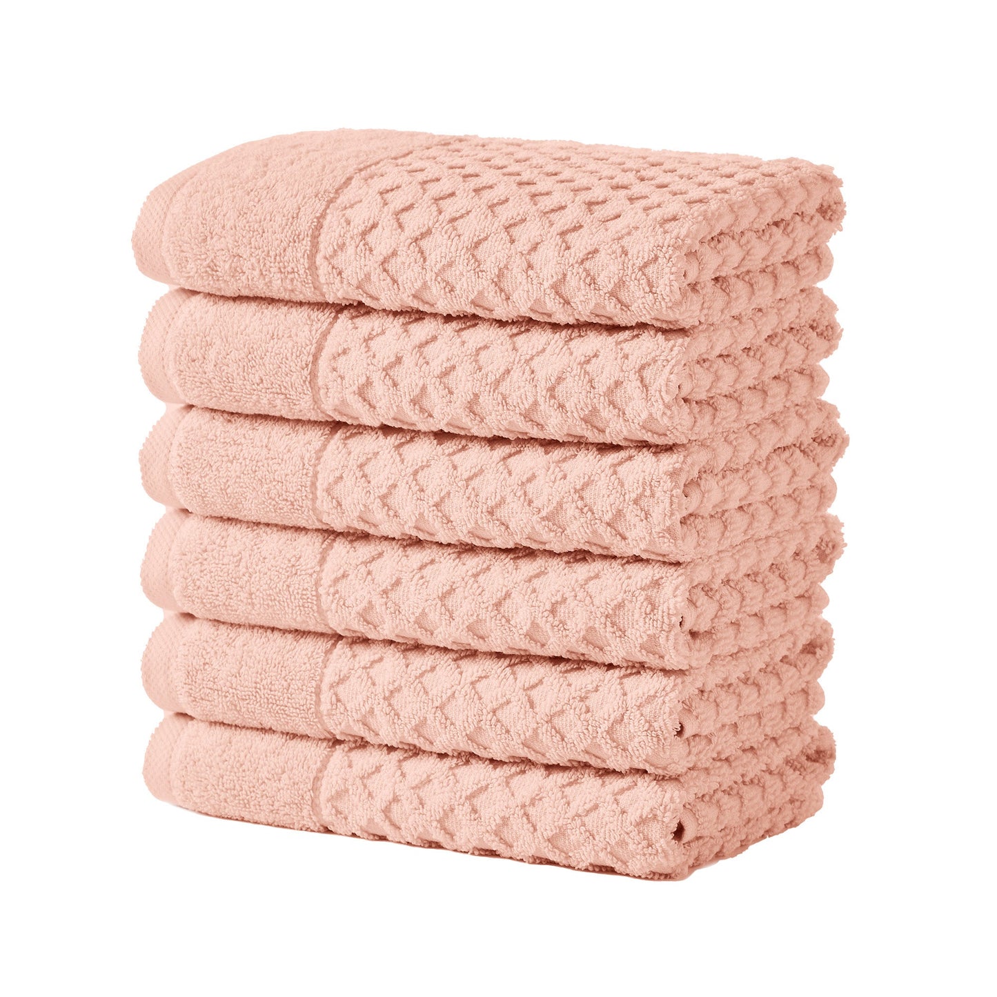 Cotton Diamond Waffle Weave Bath Towel Set - Grayson Collection