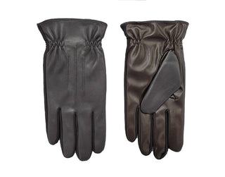 Isotoner - Luva Sleekheat Faux Nappa Masculina com Punho Franzido