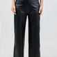Lysse - Women's Odalis Hi Waist Vegan Leather Wide Leg Pants