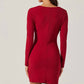 Astr - Cowl Neck Mini Dress