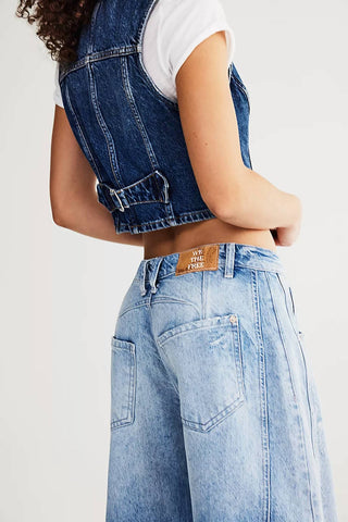 Free People - Good Luck Mid-rise Barrel Jeans