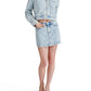 Steve Madden - Beck Embellished Textured Denim Mini Skirt