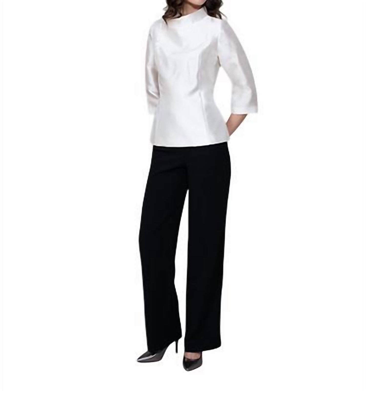 Bigio Collection - Three-quarter Sleeve Top