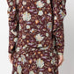 Ulla Johnson - Brea Silk Long Sleeve Tie Bow Top Blouse Multi
