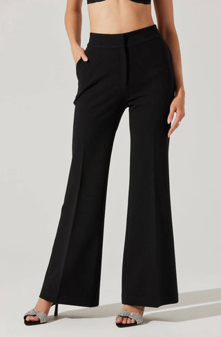 Astr - Lawson Flared Dress Pants