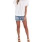 Easel - Golden Hour Poplin Top