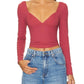 Free People - Duo Corset Long Sleeve Top