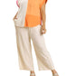 Umgee - Color Block Gauze Top