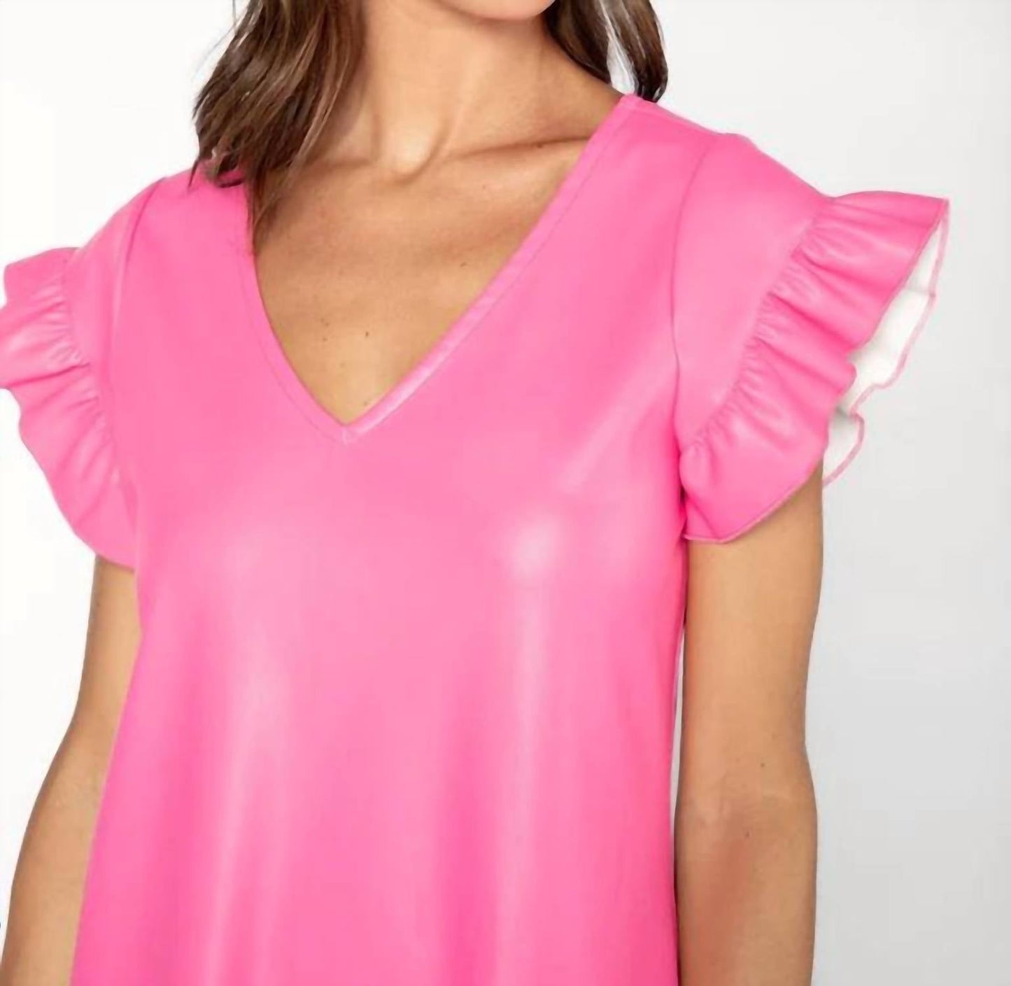 S'Edge - Faux Leather Dress