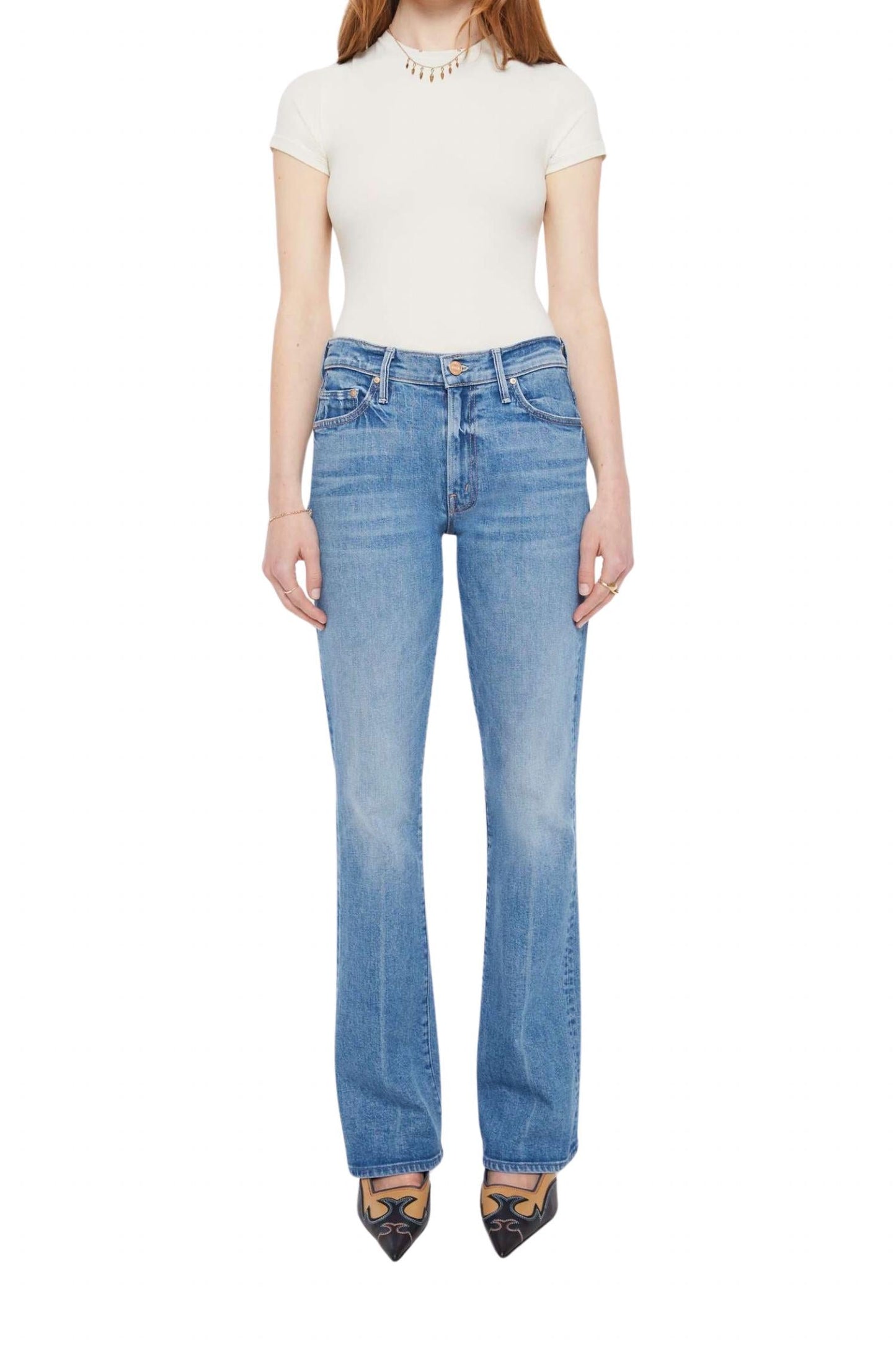 Mother - Outsider Sneak Straight Jeans