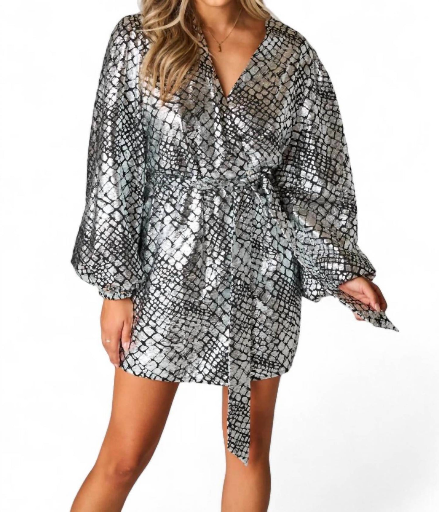 Buddylove - ADELINE SHORT WRAP DRESS