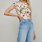 L'Agence - Ressi Fitted Short Sleeve Tee