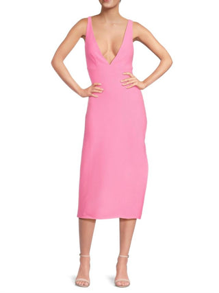 Amanda Uprichard - Vestido midi com bainha sólida Nelly