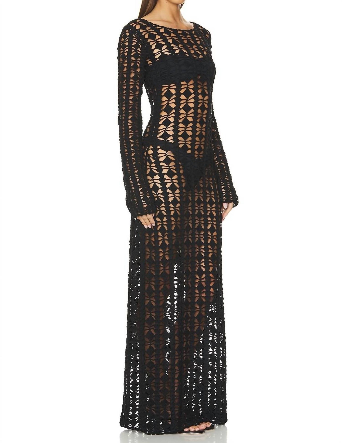 Beach Riot - Ariana Crochet Maxi Dress