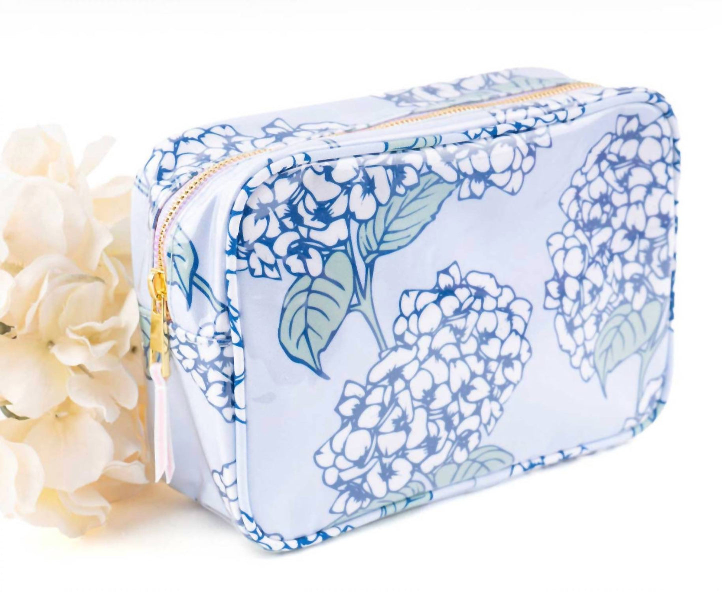 8 Oak Lane - Women's Clear Coated Rectangular Cosmetic Case