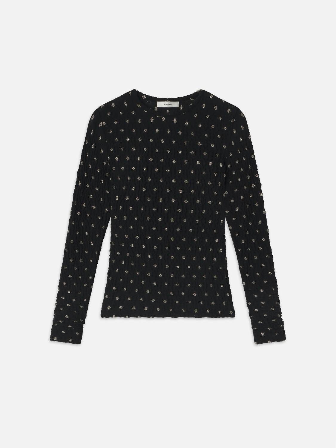 Frame - Dotted Stretch Mesh Tee