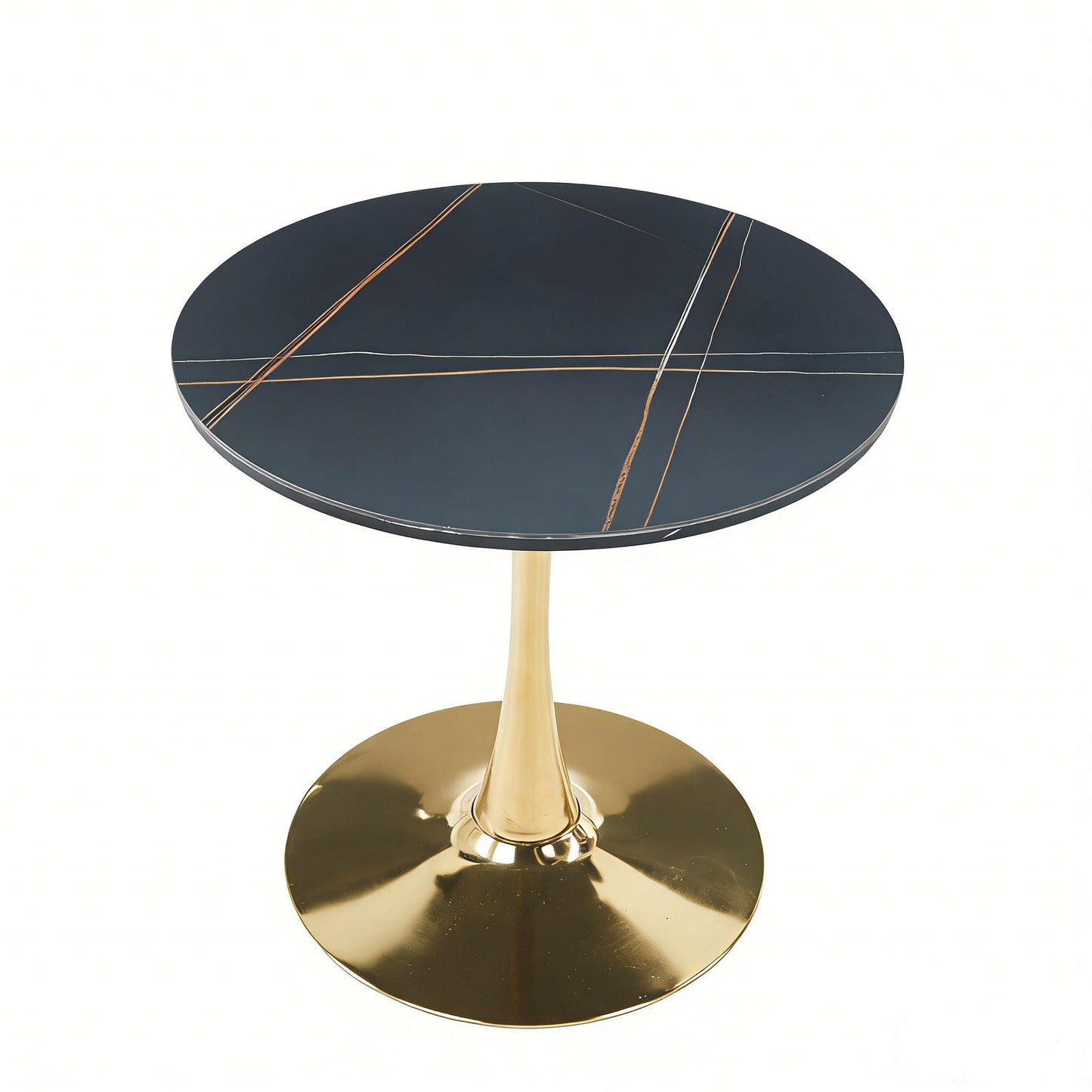 Mid-Century Tulip Table With Round Top, Pedestal Base