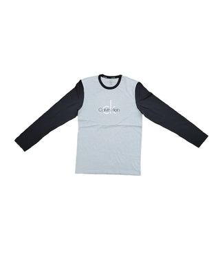 Calvin Klein - Camisa de dormir masculina de manga comprida