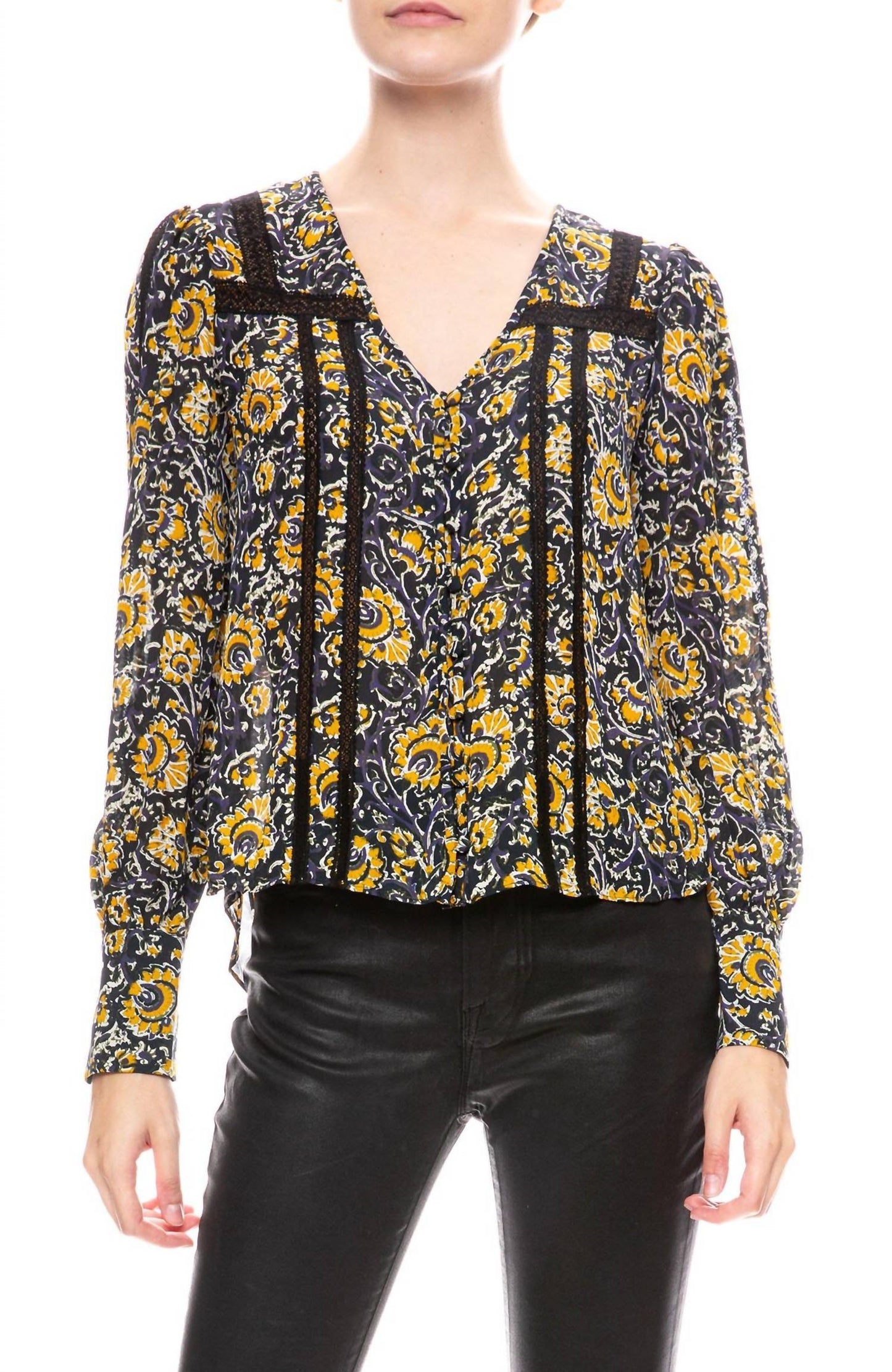 Veronica Beard - TARRY BLOUSE