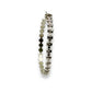 Jagged Halo Jewelry - Women's Eternity Skull Hoop Earrings
