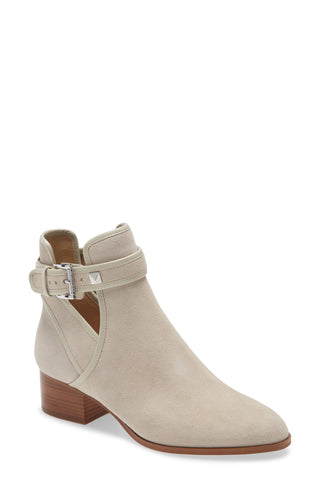 (Not in the box) Michael Kors Britton Block Heel Bootie - Light Sand