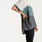 Umgee - Dalmatian Color Block Top