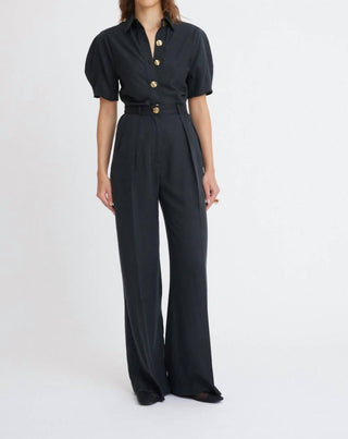 Matthew Bruch - Button Pleated Trouser