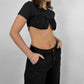 Mimosa - Crew Neck Cropped Underwire Tee