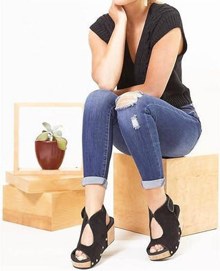 Corkys Footwear - Women's Frisky Faux Suede Sandals