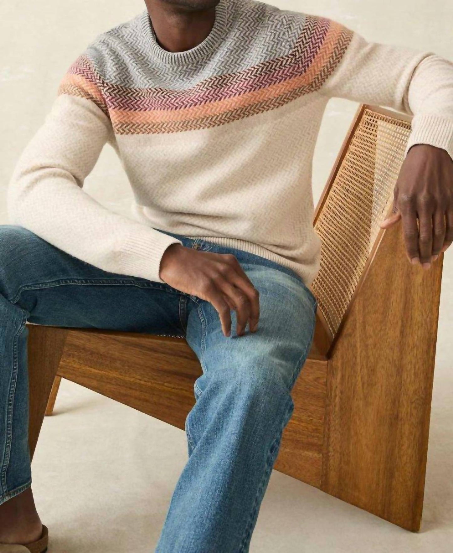 Faherty - Donegal Ombré Crew Neck Tee