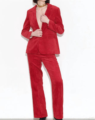 B-Yu - Calça de veludo