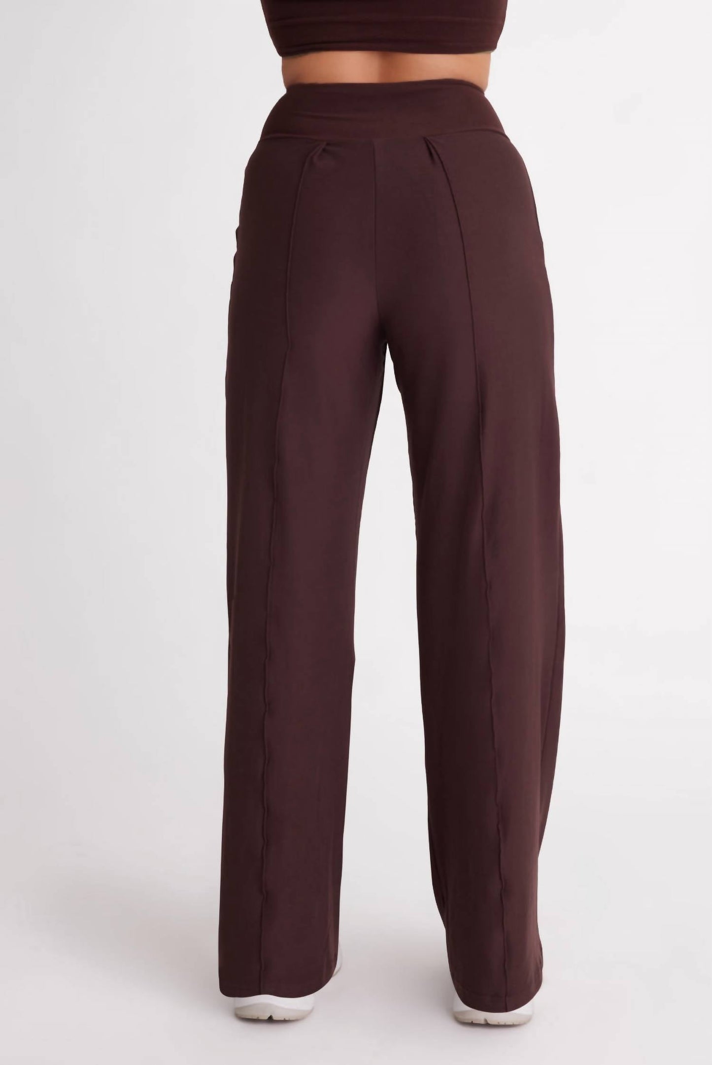 Wolven - High-waisted Wide Leg Pant