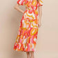 Tcec - Adriana Abstract Print Multi Midi Dress