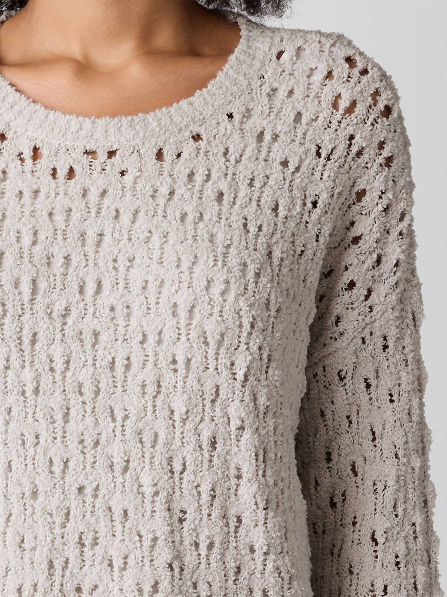 Eileen Fisher - Cotton Fluff Bracelet Sleeve Top