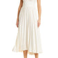 La Ligne One-Shoulder Cutout Midi Dress in Ivory  Size Small